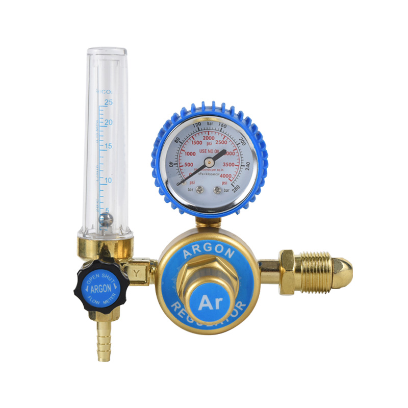 Argon Regulator เครื่องวัดความดันแก๊ส Flowmeter สำหรับเครื่องเชื่อม